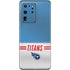 NFL Tennessee Titans White Striped Galaxy S20 Ultra 5G Skin
